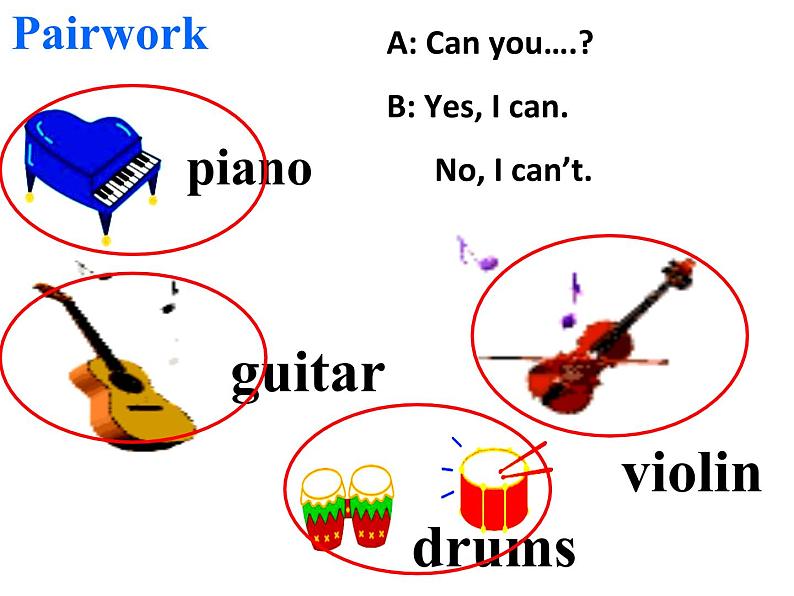 人教新目标七年级英语下册-- Unit 1 Can you play the guitar_ Section B 2a-2c课件07