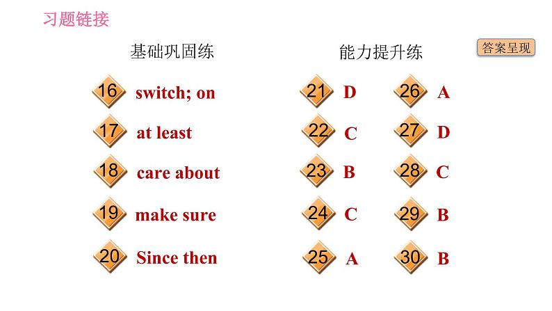 沪教牛津版七年级下册英语 Unit6 课时6 More practice～Culture corner 习题课件03