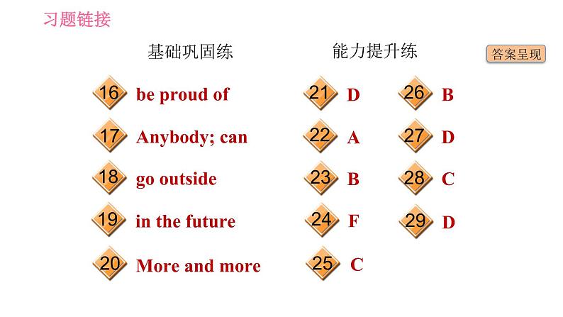 沪教牛津版七年级下册英语 Unit8 习题课件03