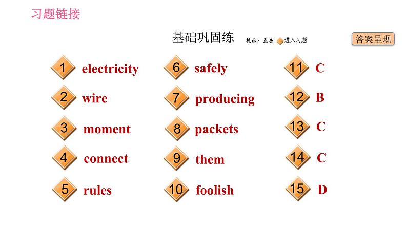 沪教牛津版七年级下册英语 Unit6 课时1 Getting ready & ReadingⅠ 习题课件第2页