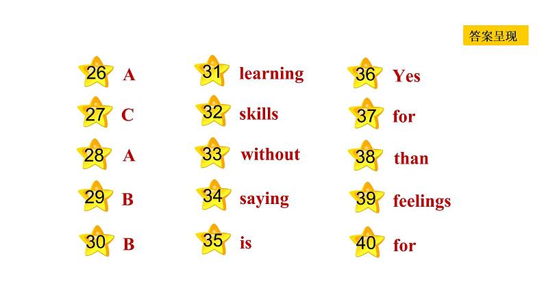 冀教版七年级下册英语 Unit5 Lesson 28　How Do I Learn English 习题课件04