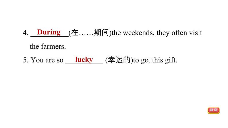 冀教版七年级下册英语 Unit8 Lesson 48　Li Ming's Summer Holiday 习题课件05