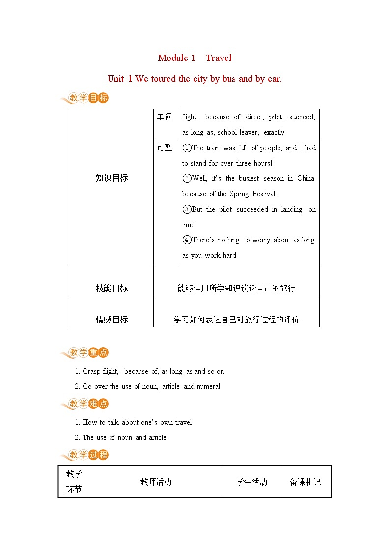初中英语外研版九年级下册——Module 1 Unit 1【课件+教案】01