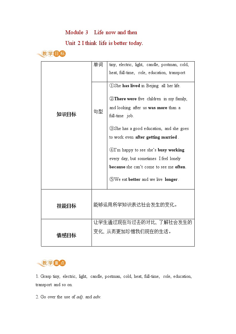 初中英语外研版九年级下册——Module 3 Unit 2【课件+教案】01