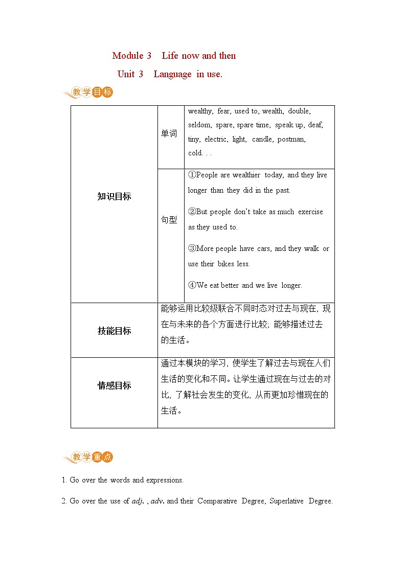 Module 3 Unit 3第1页