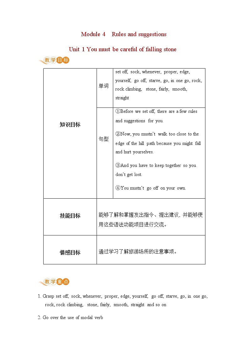 初中英语外研版九年级下册——Module 4 Unit 1【课件+教案】01