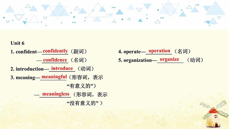 教材知识梳理—八年级下册 Units 5~6第5页