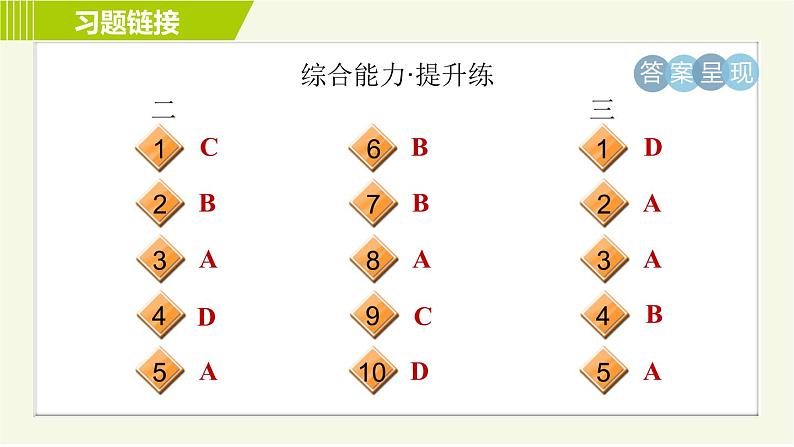 外研版七年级下册英语 Module11 Period 1　Unit 1 A 习题课件第5页