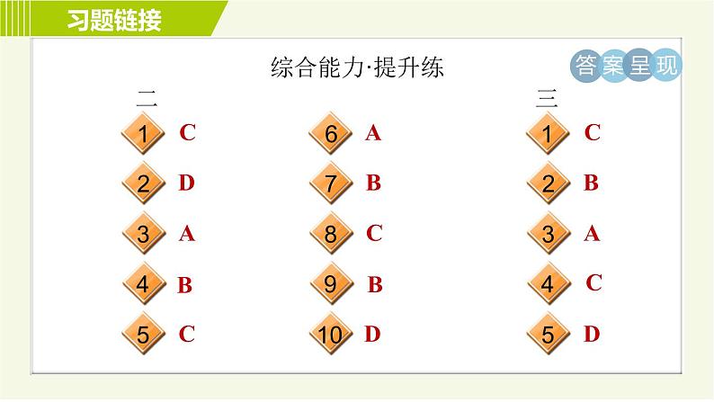 外研版七年级下册英语 Module11 Period 3   Unit 2 A 习题课件第5页