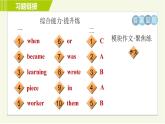 外研版七年級(jí)下冊(cè)英語(yǔ) Module9 Period 4 Unit 2 B 習(xí)題課件