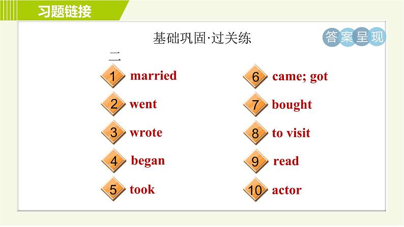 外研版七年级下册英语 Module9 Period 3　Unit 2 A 习题课件03