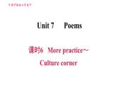 沪教牛津版七年级下册英语 Unit7 课时6 More practice～Culture corner 习题课件