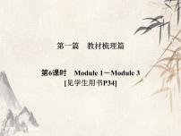 2021届中考英语复习讲义课件：八上　Module 1－Module 3 (共46张PPT)