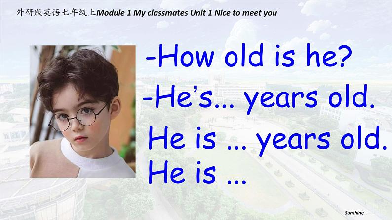 Module1My classmates Unit1Nice to meet you 课件 外研版英语七年级上册第7页