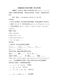 英语Section B导学案