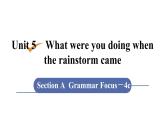 人教版八年级英语下册 unit 5 第3课时　Section A (Grammar Focus－4c) 课件