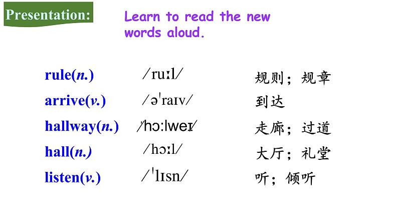 新目标七年级下英语Unit 4 Don’t eat in class.   SectionA (1a-2d )第2页