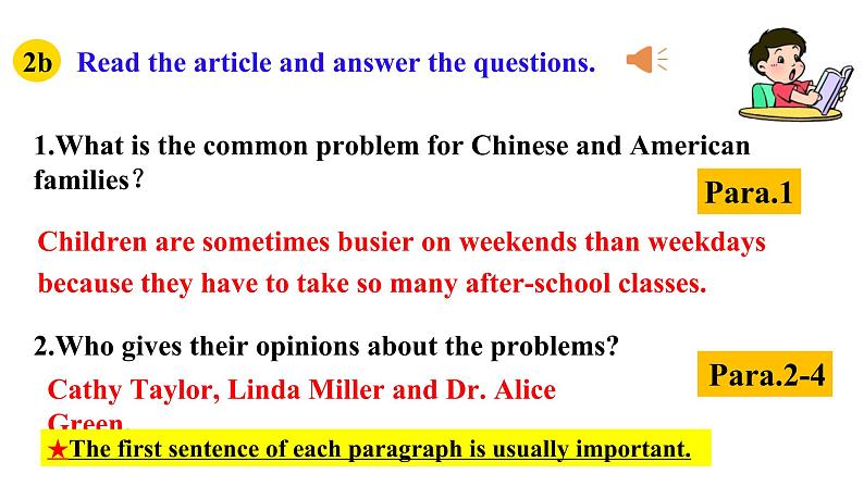 人教新目标八年级英语下册----Unit4 Why don't you talk to your parents？SectionB2a-2e 阅读课件+ 音视频05