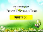 Unit 6 Section A 现在进行时 -2021-2022学年人教版英语七年级下册课件PPT