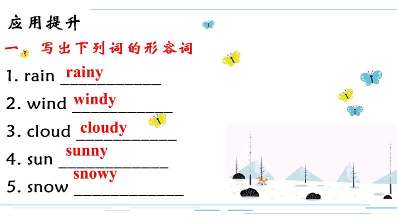 Unit 7 It 's raining 语法知识：如何询问天气 现在进行时 -2021-2022学年人教版英语七年级下册课件PPT第6页