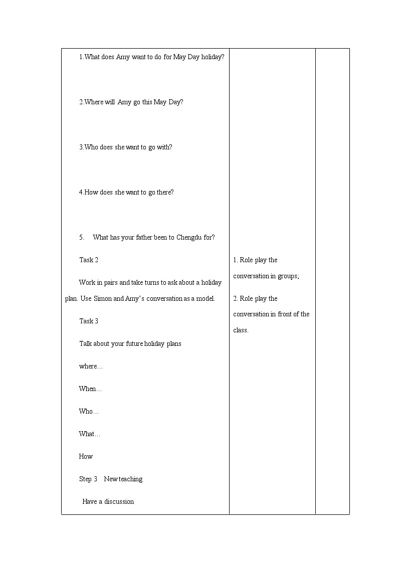 Unit 2 第四课时 教案 初中英语牛津译林版八年级下册（2022年）03
