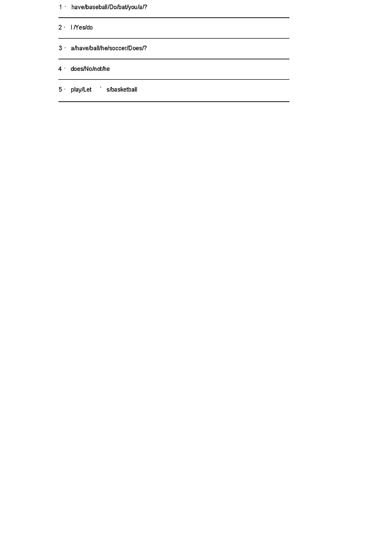 unit8doyouhaveasoccerball单元测评3鲁教版六年级上02