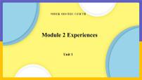 英语八年级下册Module 2  ExperiencesUnit 1  I ' ve also entered lots of speaking competitions.图片课件ppt