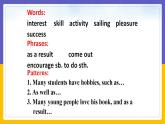 Module 6  Hobbies Unit 2（课件+教案+练习+学案）