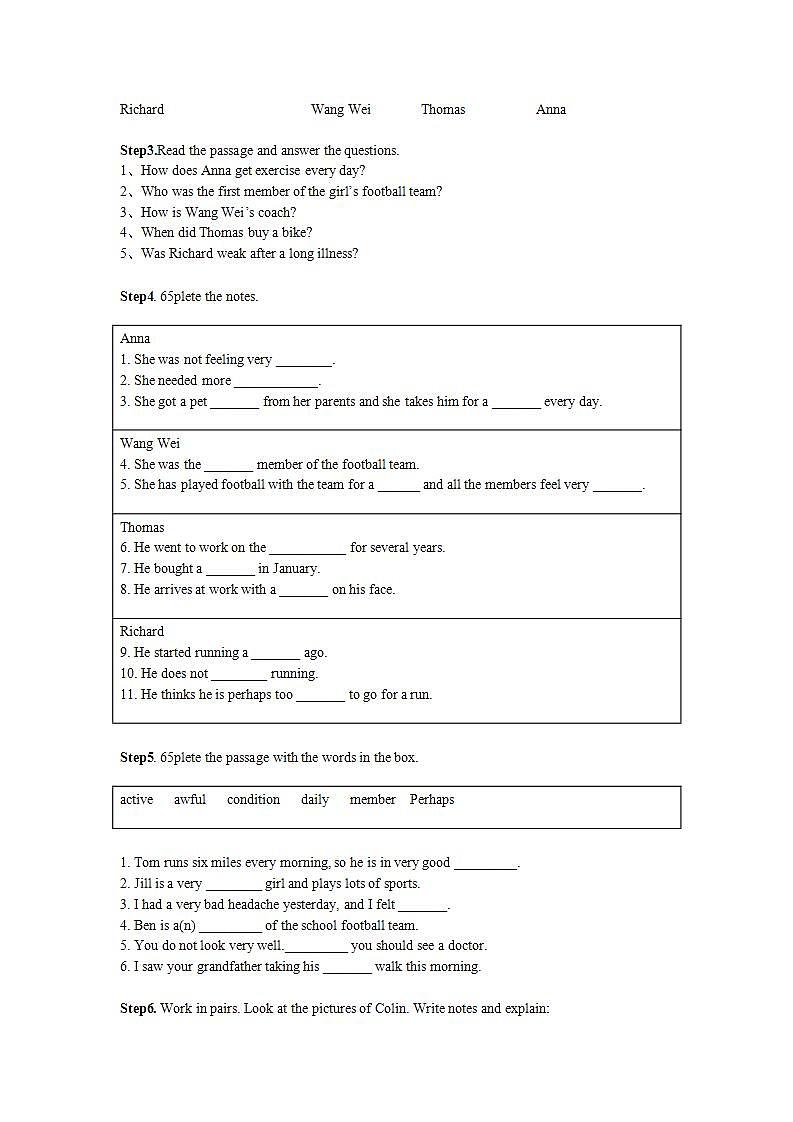 Unit 2--学案第2页