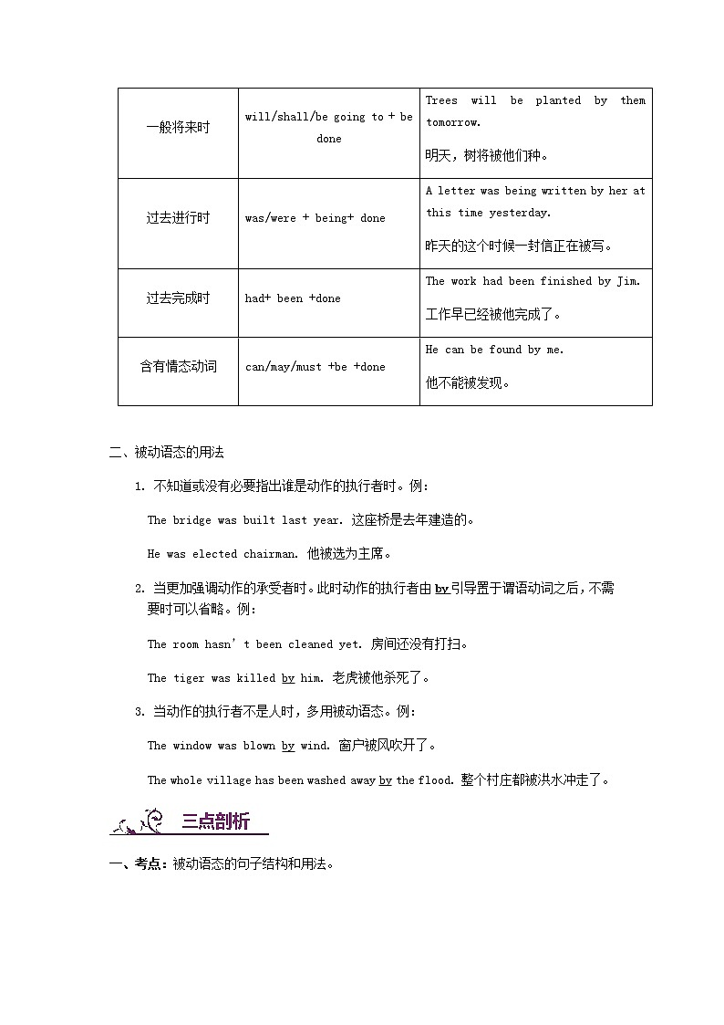 中考英语二轮复习专题讲与练： 被动语态（含详解）第2页