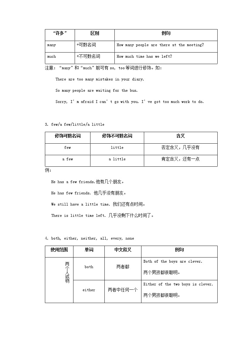 中考英语二轮复习专题讲与练： 不定代词（含详解）第2页
