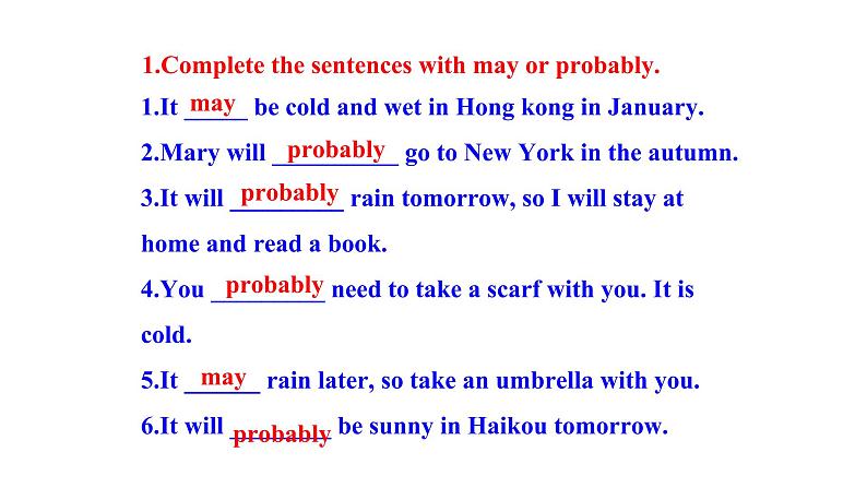 Module 10 Unit 3  Language in use 课件+素材 2021-2022学年外研版英语八年级上册第5页