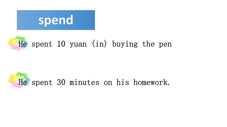 Unit 10 Section A  spend  cost  take  pay的用法辨析 理解“现在完成时”的用法 课件-2021-2022学年人教版英语八年级下册第6页