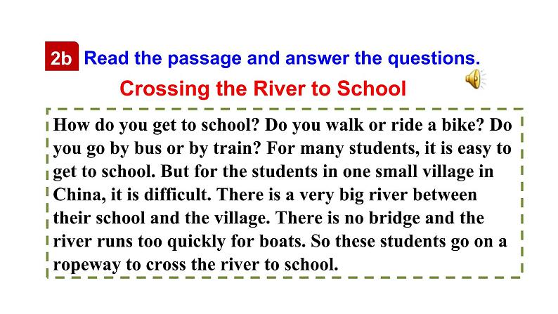 Unit 3 How do you get to school_【教学课件+教案+导学案+-知识点总结+教材听力原文及译文+课文及单词录音+练习题】06