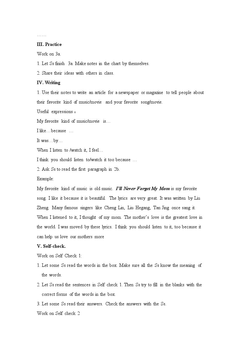 Unit 9 I like music that I can dance to Section B 1（课件+教案+练习+学案）02