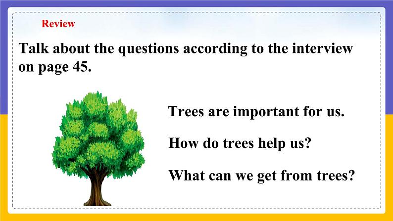 Unit 4 Save the trees Period 2 Reading II & Listening课件+教案+学案+练习05