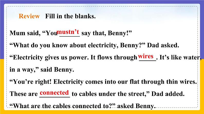 Unit 6 Electricity Period 2 Reading II & Listening课件+教案+学案+练习06