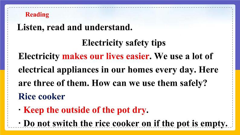 Unit 6 Electricity Period 5 More practice & culture corner课件+教案+学案+练习07