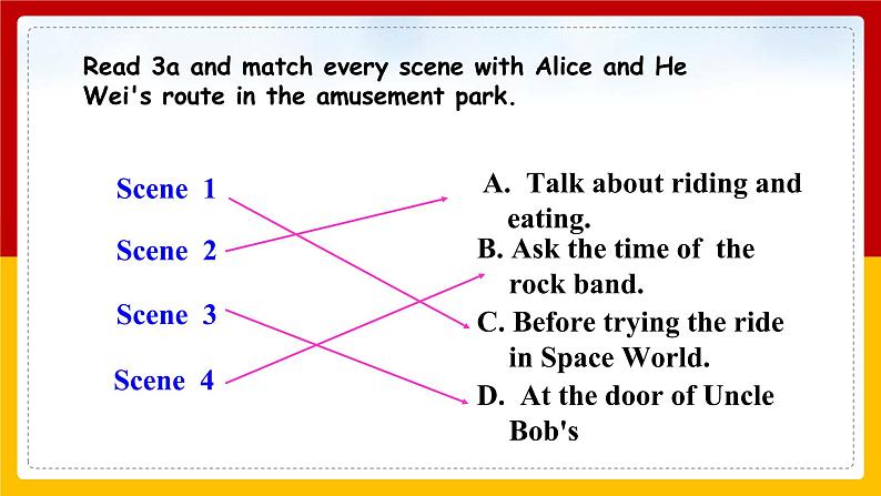 Unit 3 Could you please tell me where the restrooms are_Section A 3a-4c 课件+教案+练习+学案06