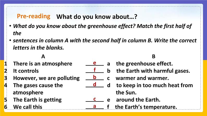 Unit 3 The environment Period 1 ReadingⅠ课件第5页