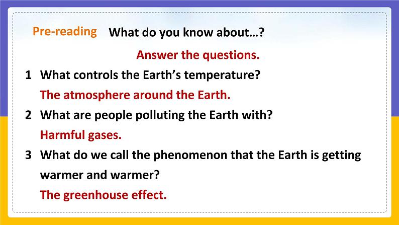 Unit 3 The environment Period 1 ReadingⅠ课件第7页