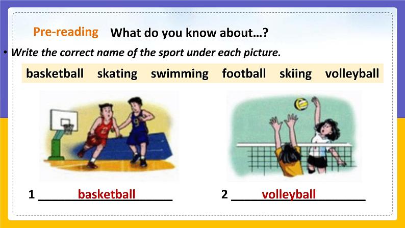 Unit 5 Sport Period 1 ReadingⅠ课件PPT07