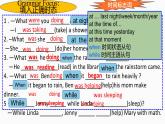 人教新目标八年级英语下册---Unit 5 What were you doing when the rainstorm came_ Section A (Grammar focus-4c)课件+视频