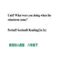 人教新目标八年级英语下册---Unit 5 What were you doing when the rainstorm came_ Period 5 Section B Reading（2a-2e)课件PPT