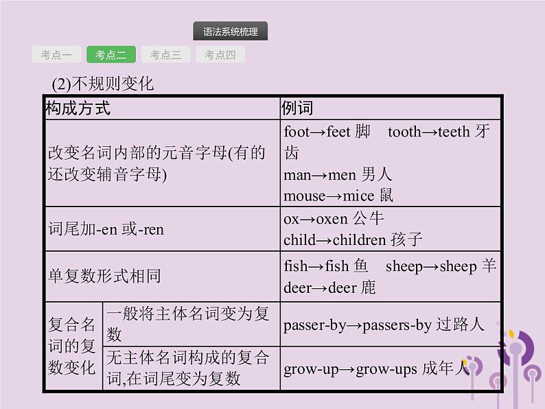 中考英语总复习二轮专题复习语法专项突破专题02《名词》课件（含答案）06