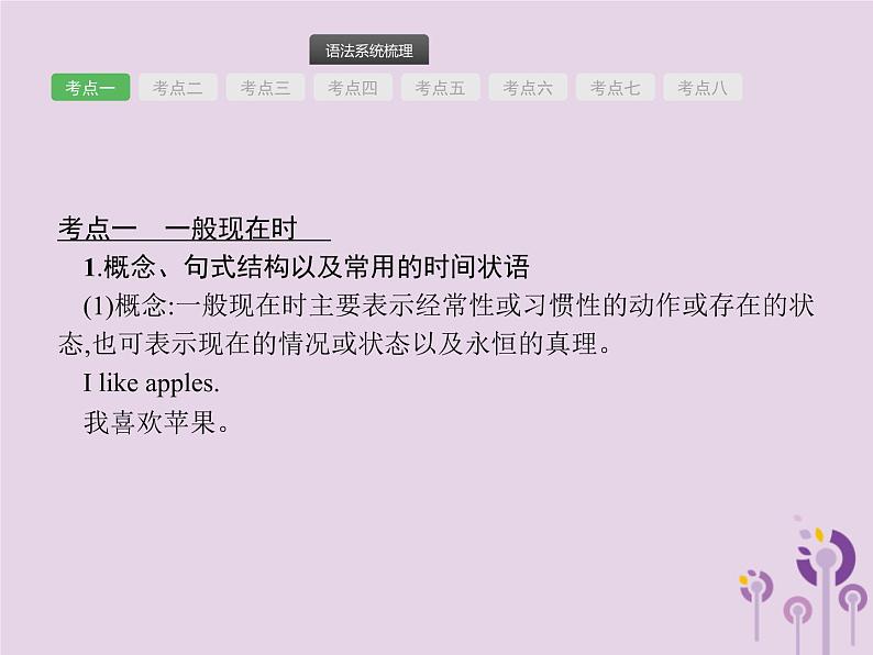 中考英语总复习二轮专题复习语法专项突破专题10《时态》课件（含答案）第2页