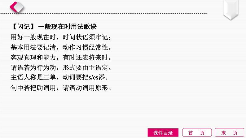 2022中考英语全效大二轮语法专项复习（课件+优练）：第9单元　动词的时态07