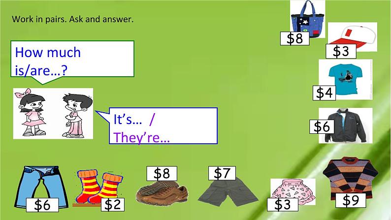 人教新目标版英语七年级上Unit 7 How much are these socks_Section A Grammar Focus-3c课件（24张PPT无素材）05