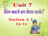 Unit 7 How much are these socks_  SectionA  (1a-1c)  课件21张缺少音频
