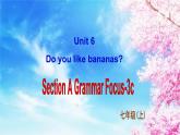 人教新目标(Go for it)版七年级英语上册Unit 6 Do you like bananas_Section A GF-3c课件（共有PPT38张）